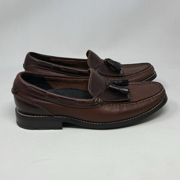 Sperry Top Sider Loafers Mens 9.5 M Brown Leather Kiltie Tasseled Slip On Casual main image 13